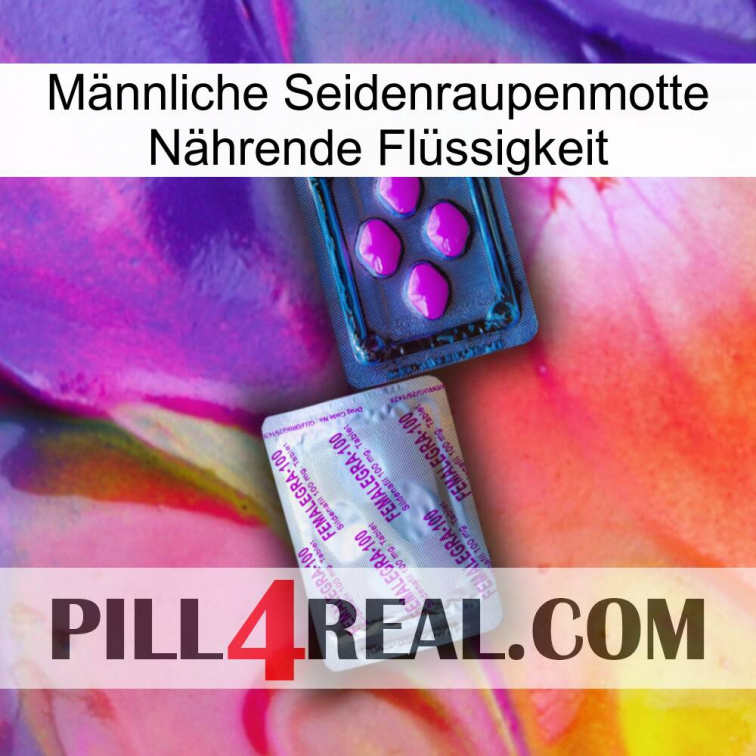 Männliche Seidenraupenmotte Nährende Flüssigkeit 37